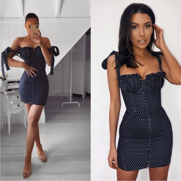 House of CB Paloma Polka Dot Mini Dress (Rare) - Picture 5 of 10